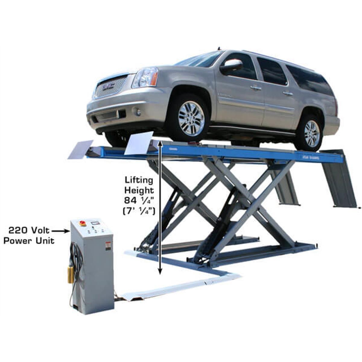 12AWFSL Alignment Scissor Lift with Wheels Free Lifts System 12000 lb. Capacity