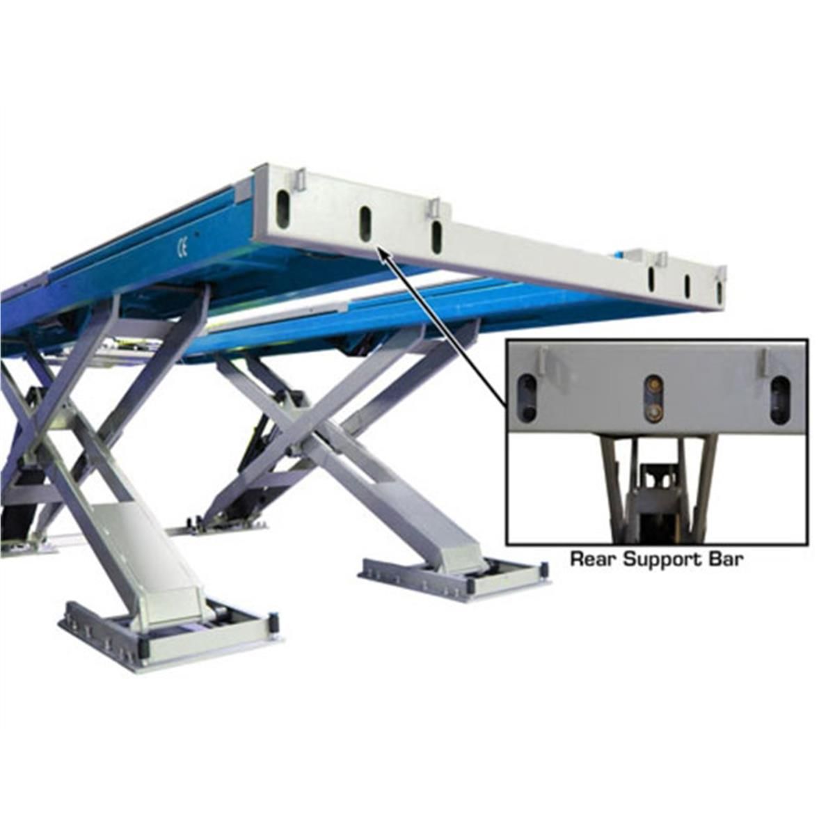 12AWFSL Alignment Scissor Lift with Wheels Free Lifts System 12000 lb. Capacity