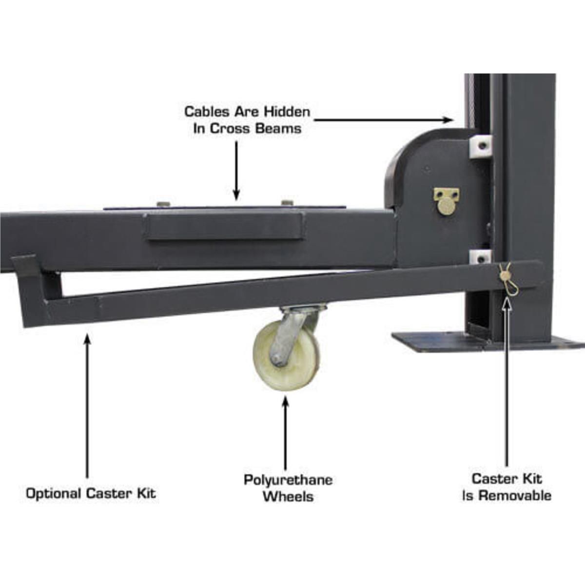 408SL Hobbyist Super Deluxe Portable Hobbyist 4-Post Lift 8000 lb. Capacity