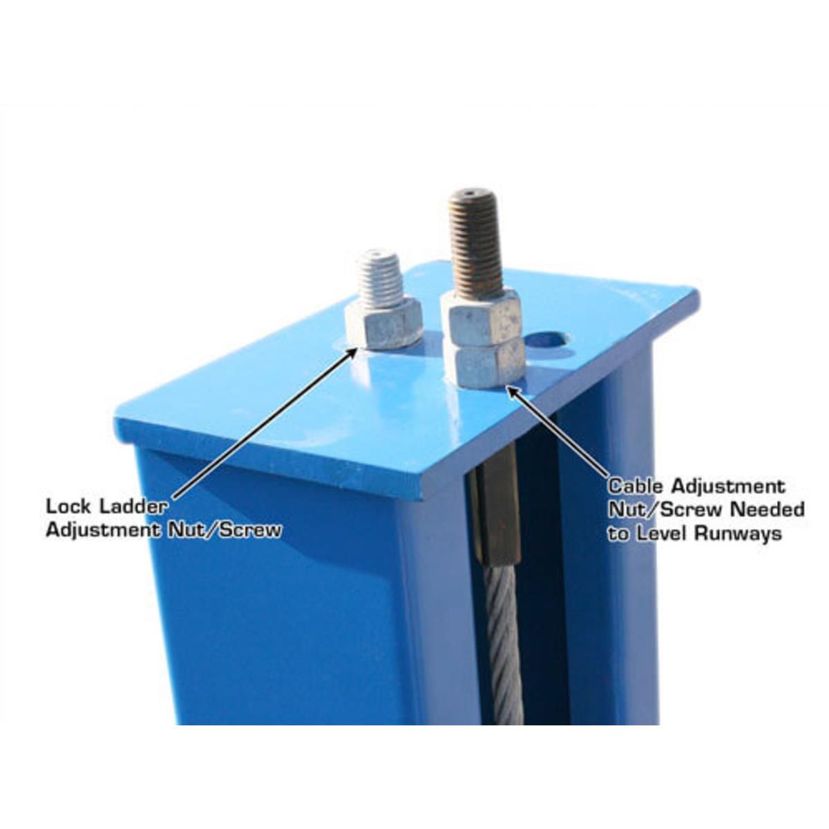 414 Commercial Grade 4-Post Lift 14,000 lb. Capacity