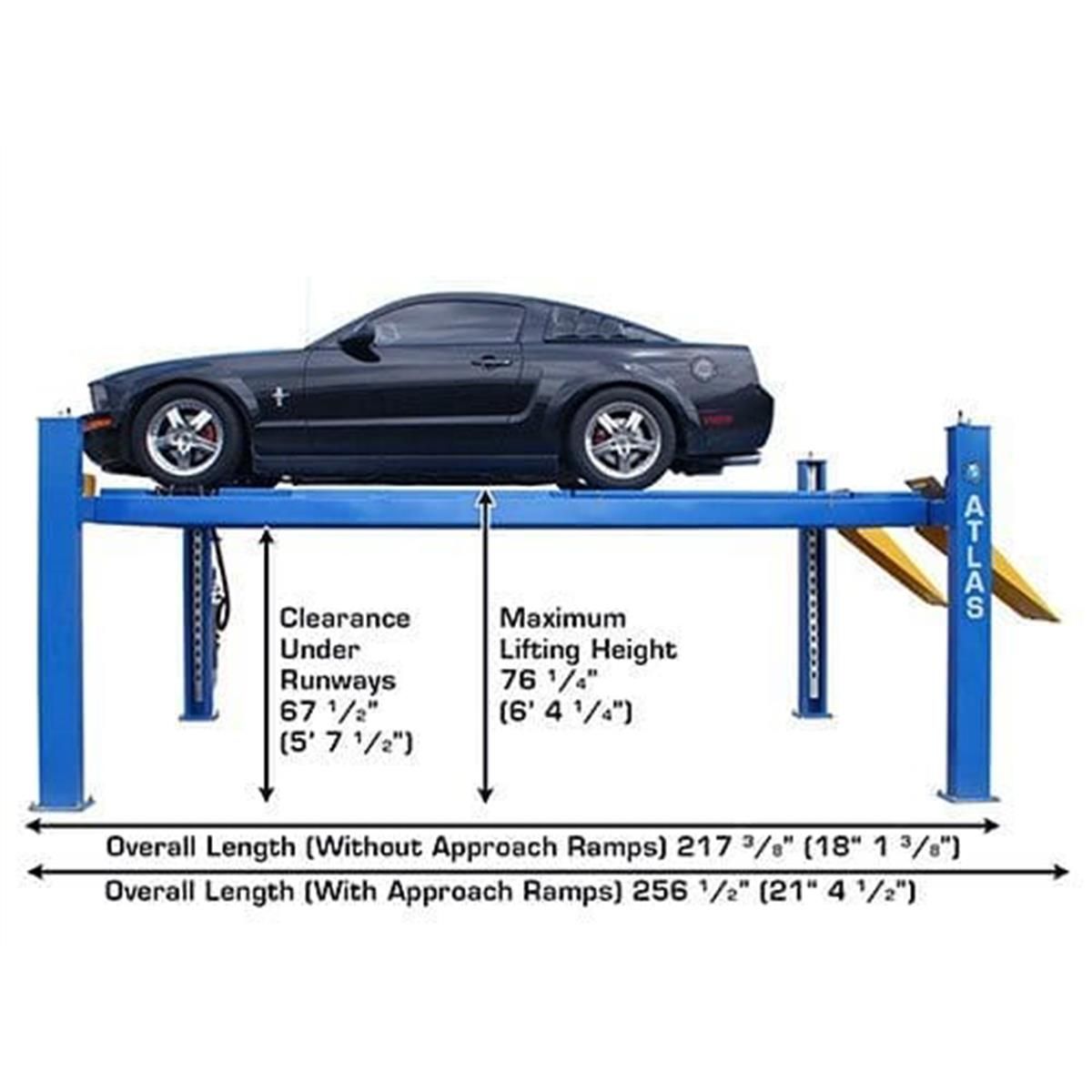 414A Commercial Grade Alignment 4-Post Lift 14,000 lb. Capacity