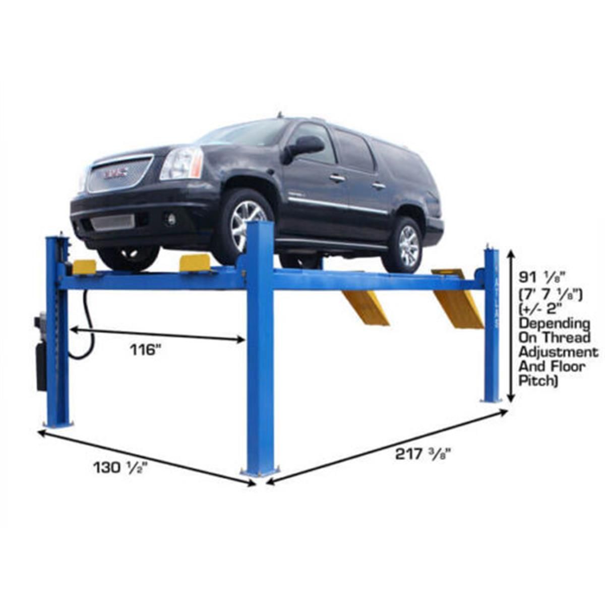 414A Commercial Grade Alignment 4-Post Lift 14,000 lb. Capacity