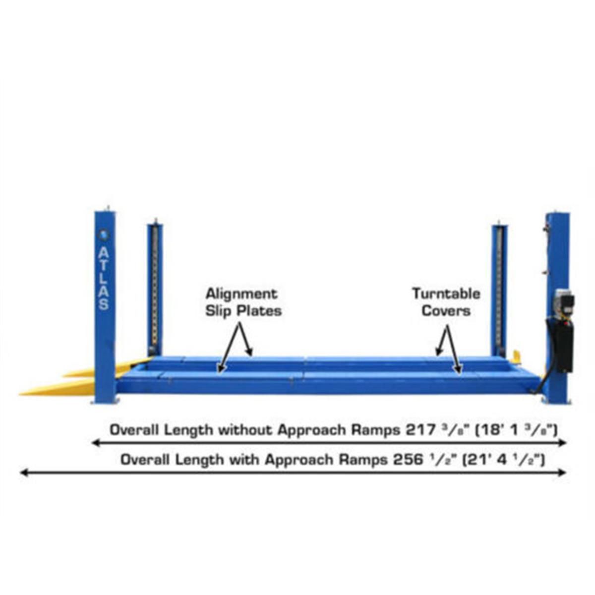 414A Commercial Grade Alignment 4-Post Lift 14,000 lb. Capacity