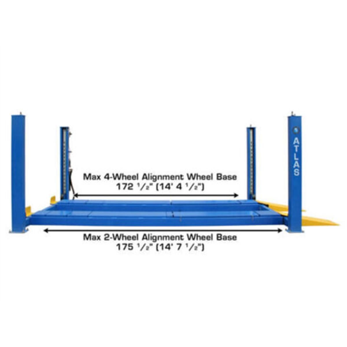 414A Commercial Grade Alignment 4-Post Lift 14,000 lb. Capacity