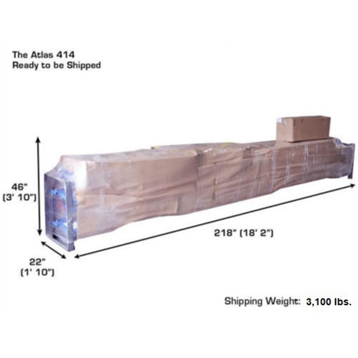 414A Commercial Grade Alignment 4-Post Lift 14,000 lb. Capacity