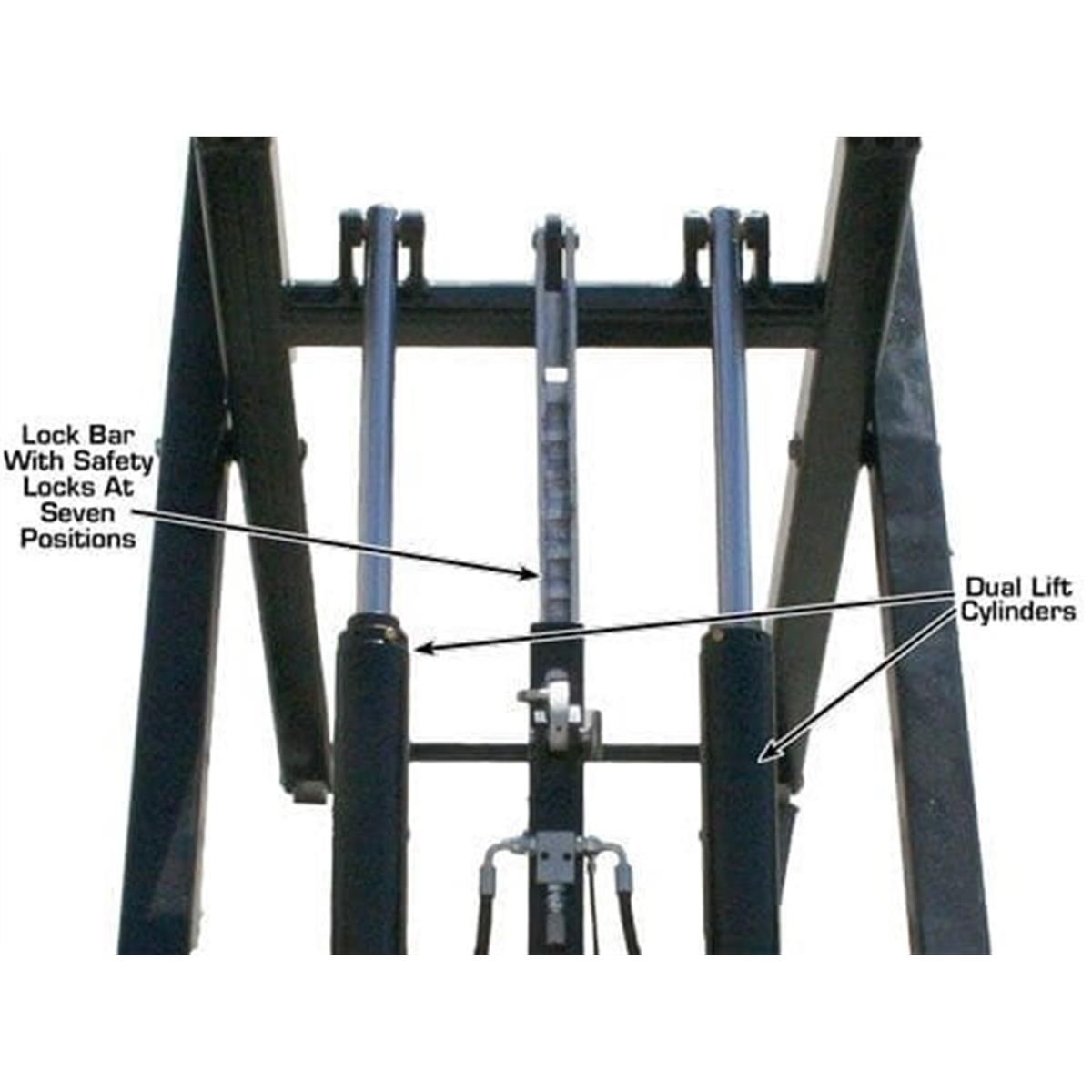 6MR Portable Mid-Rise Scissor Lift 6000 lb. Capacity