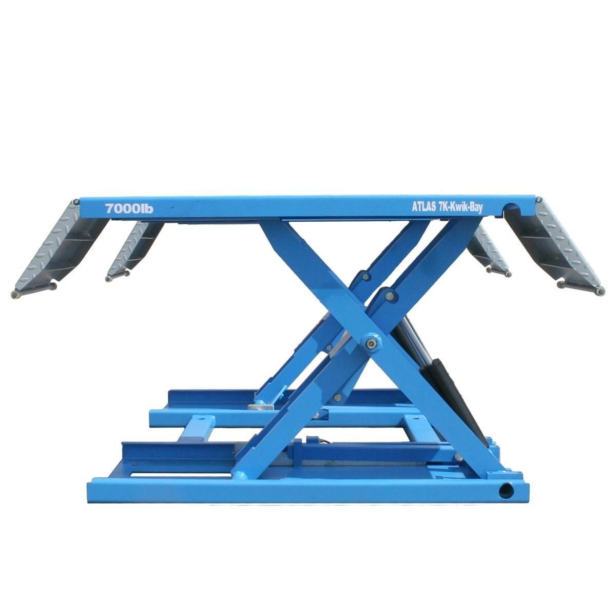 7K-Kwik-Bay Portable Mid-Rise Scissor Lift 7000 lb. Capacity