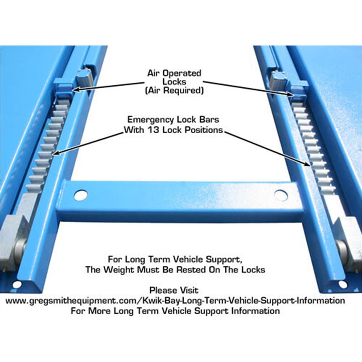 7K-Kwik-Bay Portable Mid-Rise Scissor Lift 7000 lb. Capacity
