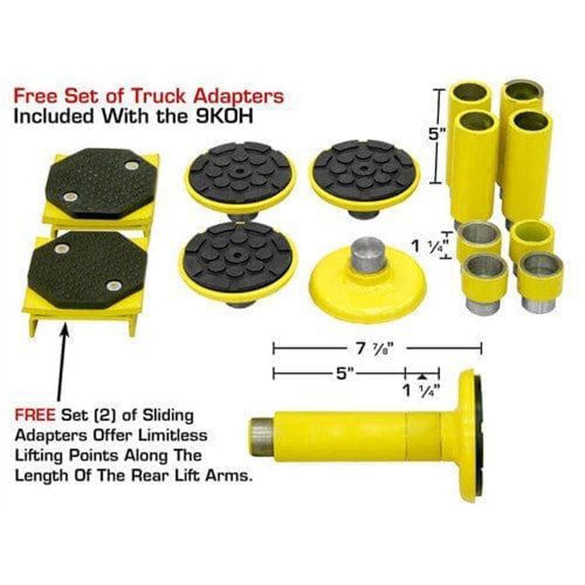 9KOHX Overhead 2-Post Lift 9,000 lb. Capacity