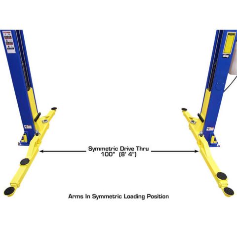 9KOHX Overhead 2-Post Lift 9,000 lb. Capacity