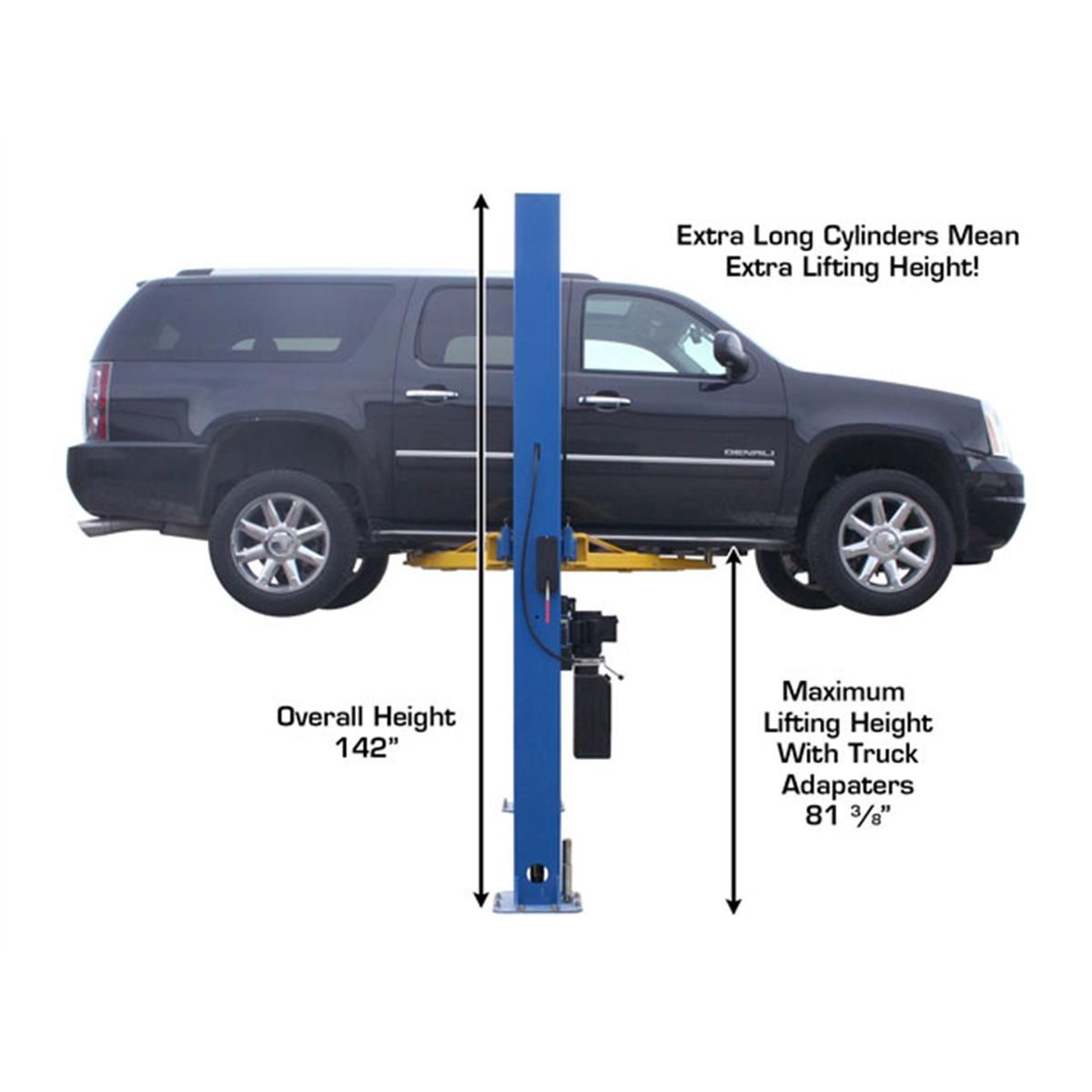 9OHSC Overhead 2-Post Lift 9,000 lb. Capacity