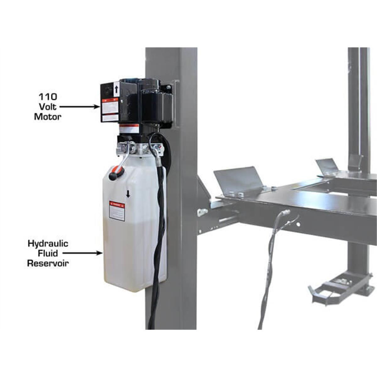 Apex 9 ALI Certified Hobbyist 4-Post Lift 9000 lb. Capacity