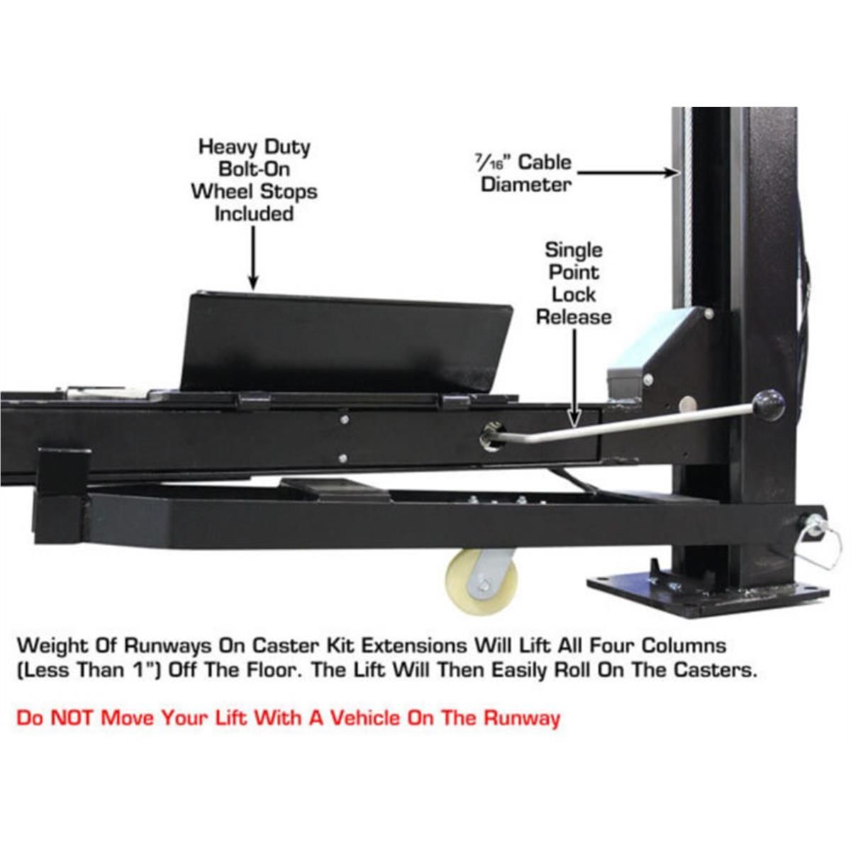 Apex 9 ALI Certified Hobbyist 4-Post Lift 9000 lb. Capacity