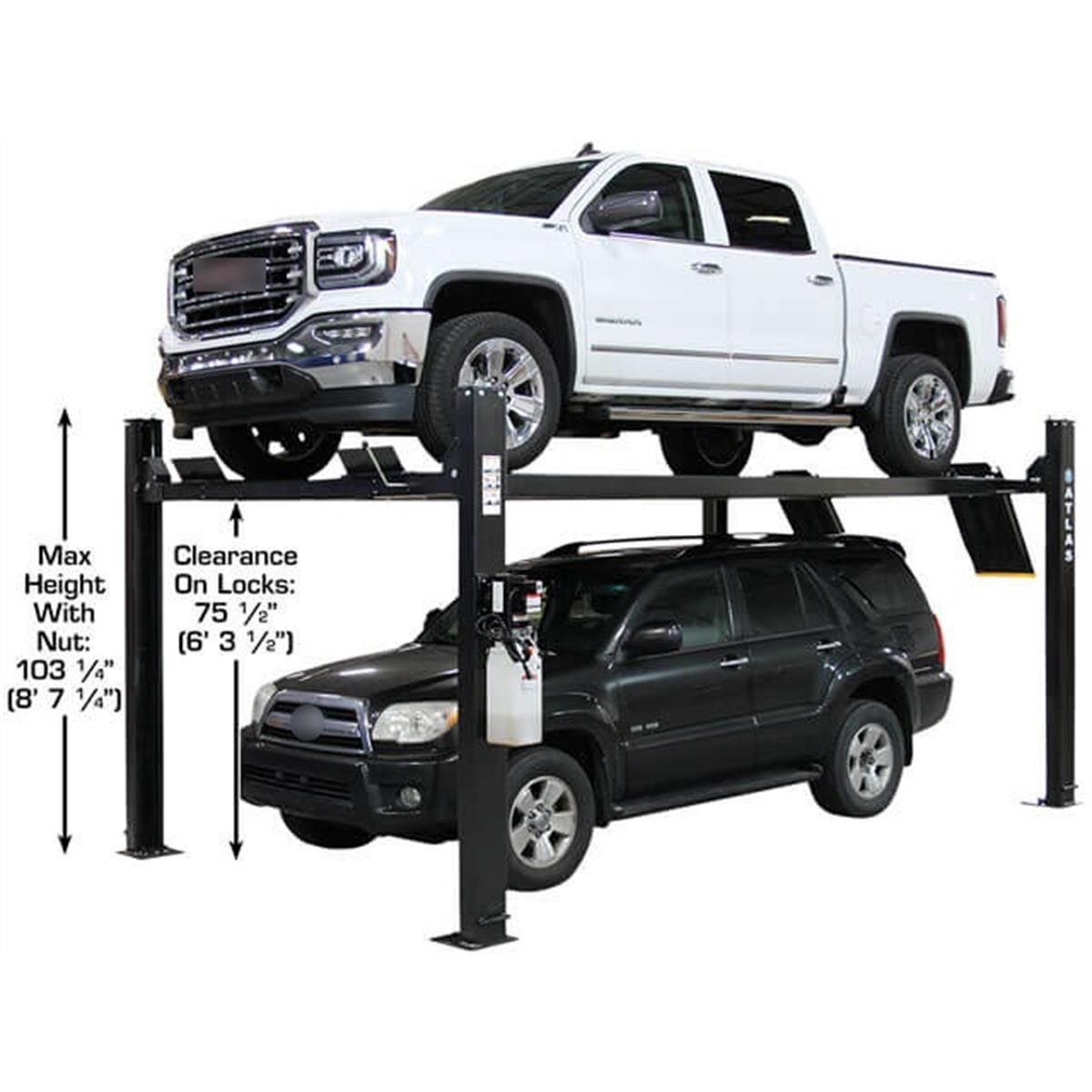 Apex 9 ALI Certified Hobbyist 4-Post Lift 9000 lb. Capacity