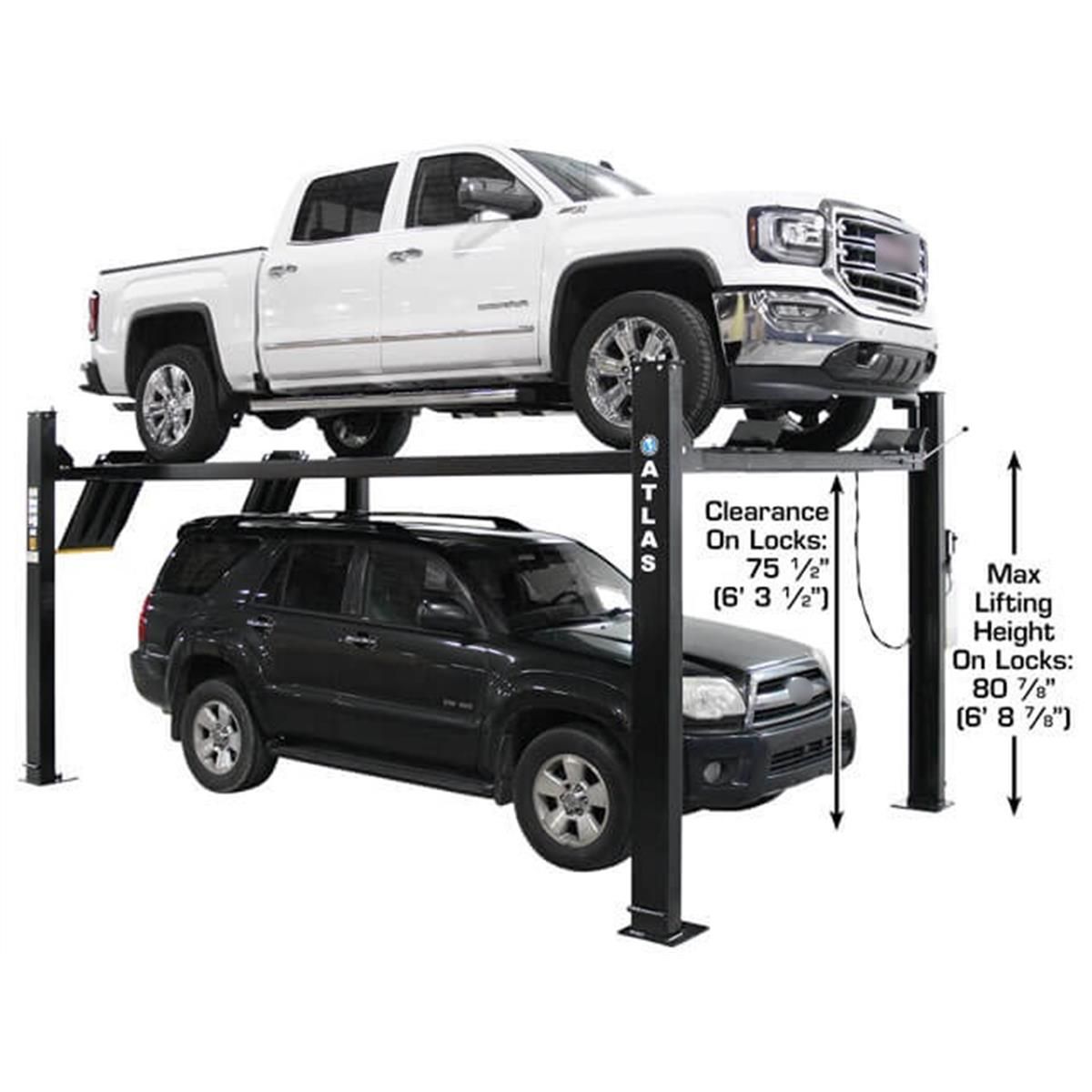 Apex 9 ALI Certified Hobbyist 4-Post Lift 9000 lb. Capacity
