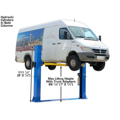 BP10000X Commercial Grade Baseplate 2-Post Lift 10,000 lb. Capacity