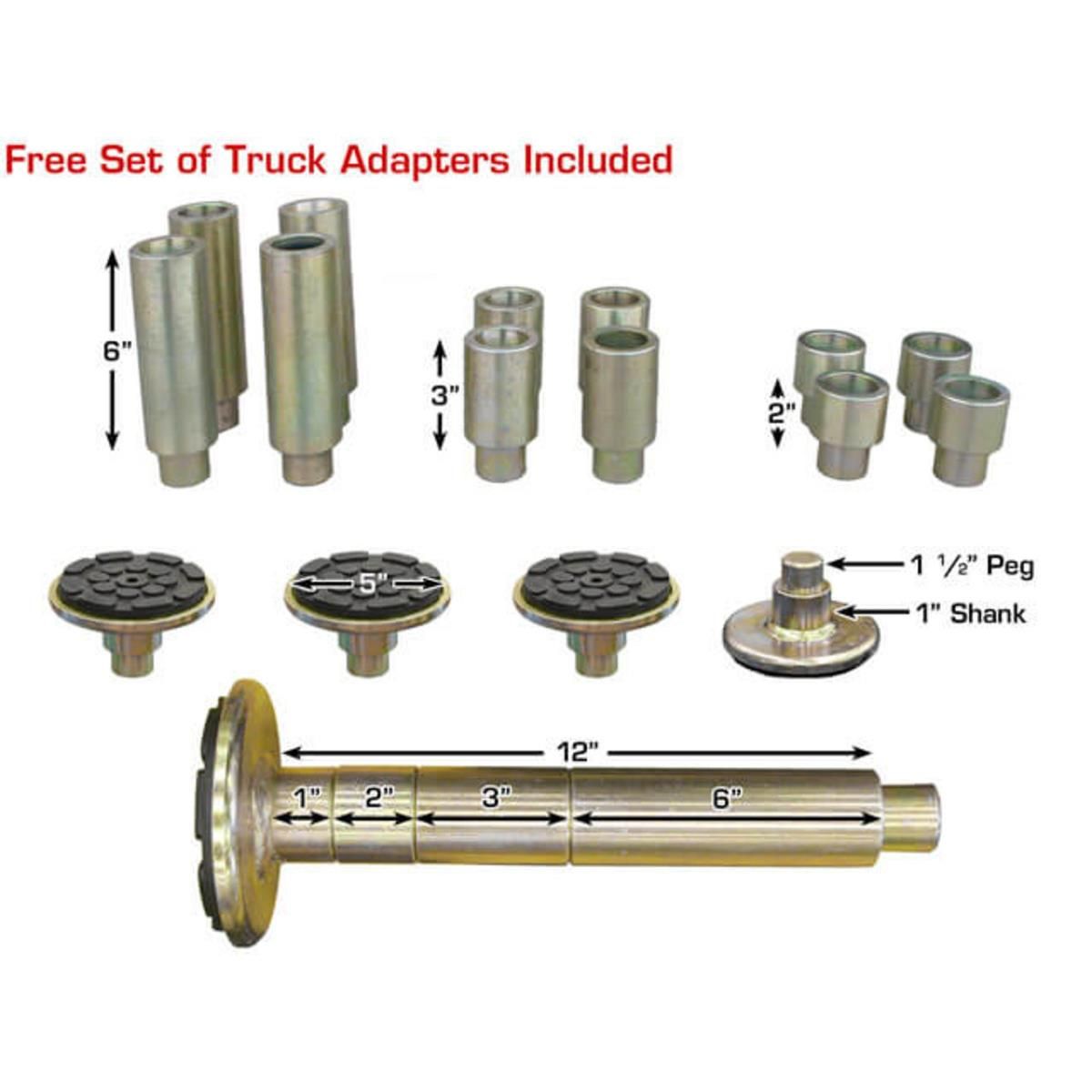 BP8000 Baseplate 2-Post Lift 8,000 lb. Capacity