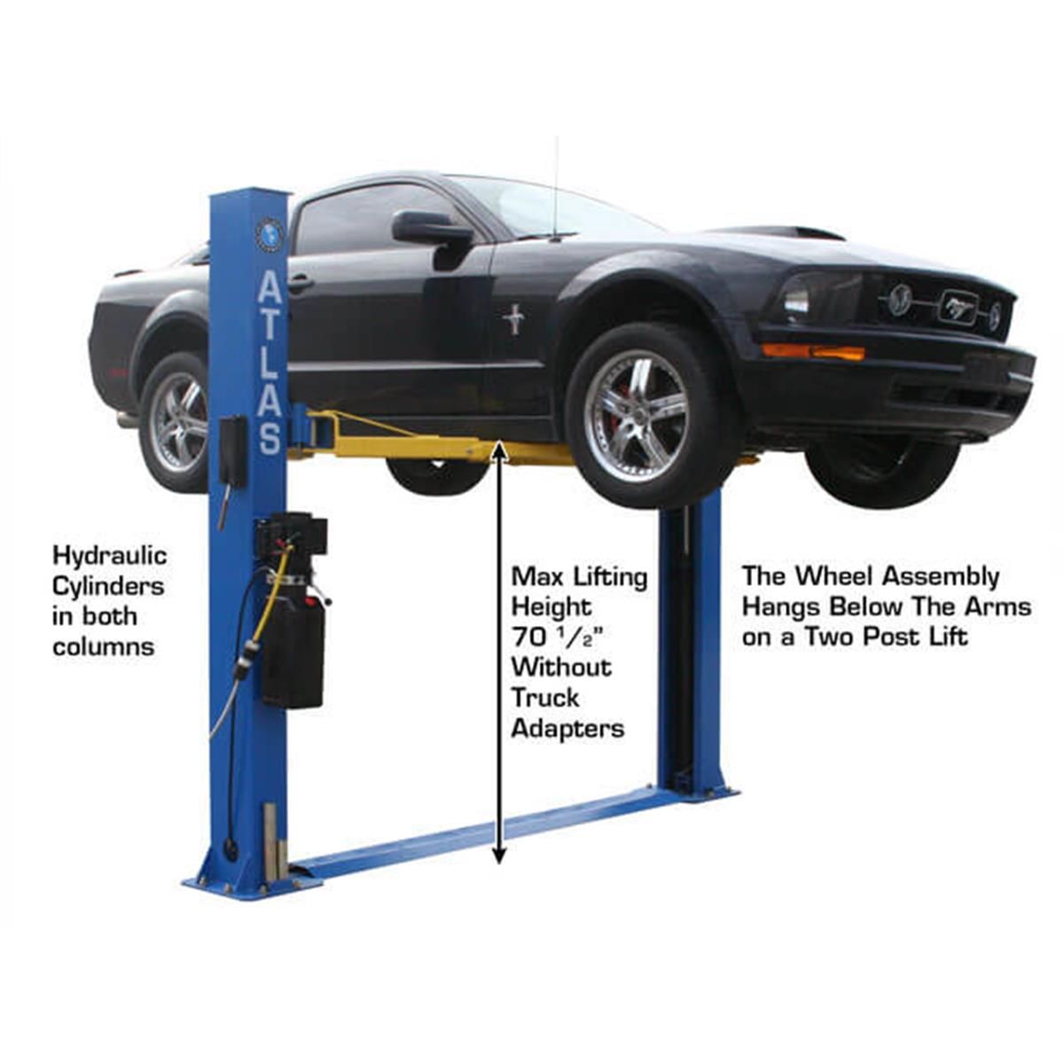 BP8000 Baseplate 2-Post Lift 8,000 lb. Capacity