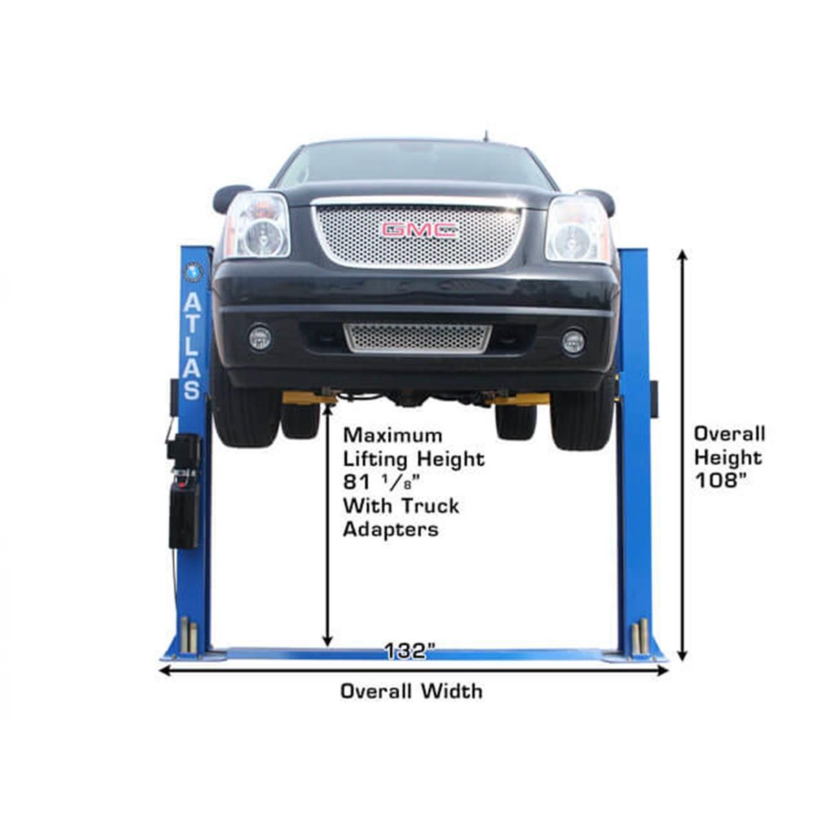 BP8000 Baseplate 2-Post Lift 8,000 lb. Capacity