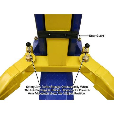 9KBPX Baseplate 2-Post Lift 9,000 lb. Capacity