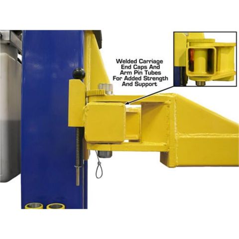 9KBPX Baseplate 2-Post Lift 9,000 lb. Capacity