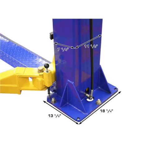 9KBPX Baseplate 2-Post Lift 9,000 lb. Capacity