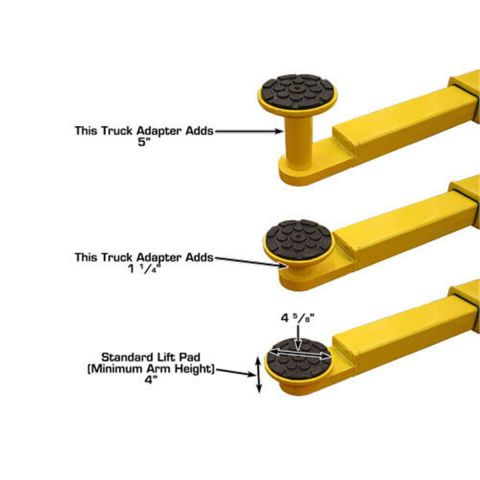 9KBPX Baseplate 2-Post Lift 9,000 lb. Capacity