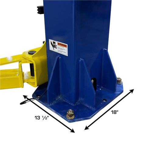 9,000 lb. Capacity Baseplate 2-Post Lift