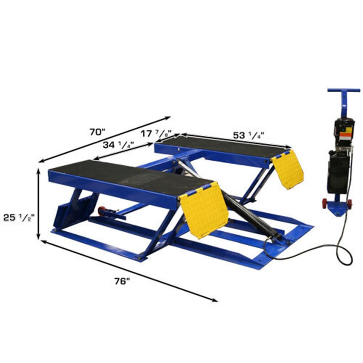 LR06 Portable Low Rise Scissor Lift 6000 lb. Capacity