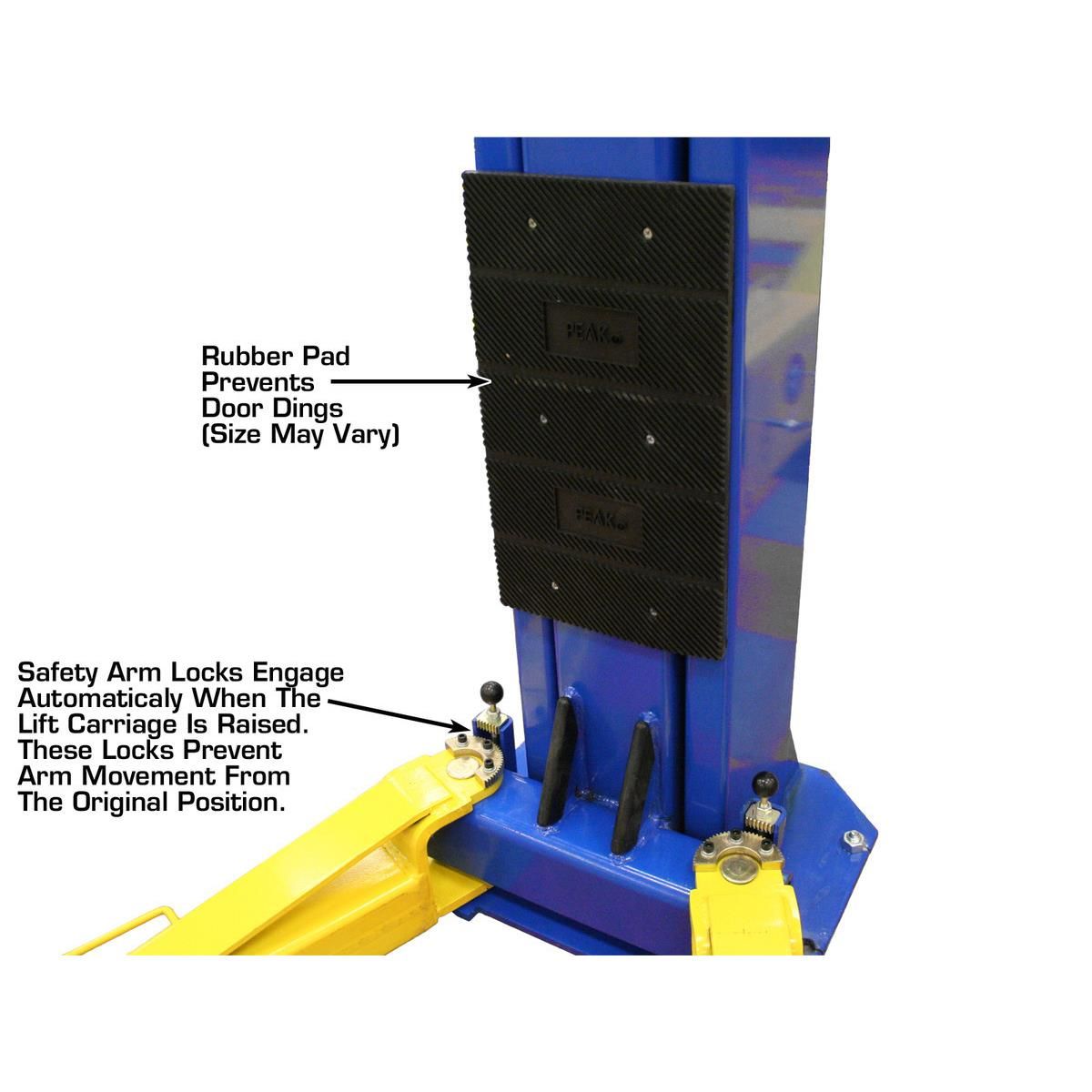 OHX10000X Commercial Grade Extra Tall 2-Post Lift 10,000 lb. Capacity