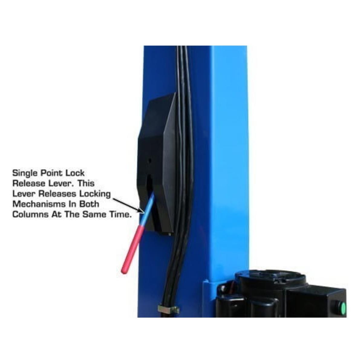 OHX10000X Commercial Grade Extra Tall 2-Post Lift 10,000 lb. Capacity