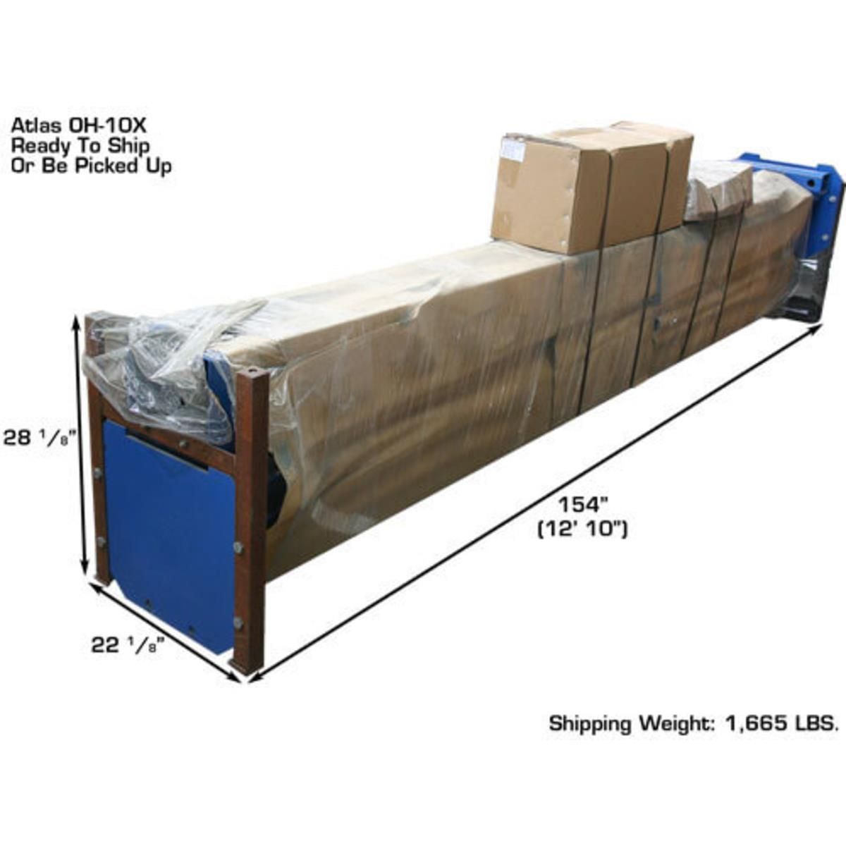 OHX10000X Commercial Grade Extra Tall 2-Post Lift 10,000 lb. Capacity