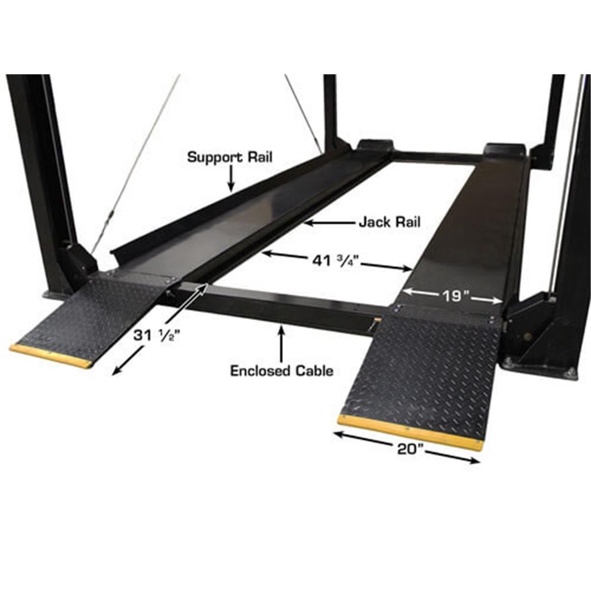 Garage PRO7000ST Super Tall 4-Post Lift 7000 lb. Capacity