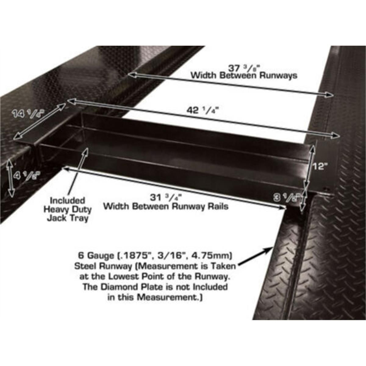 Garage PRO8000 Portable Hobbyist 4-Post Lift 8000 lb. Capacity