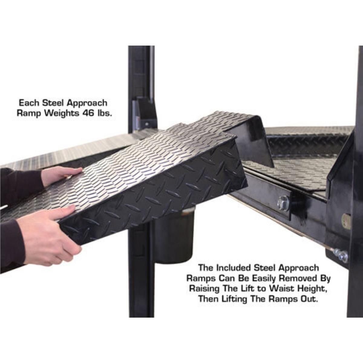 Garage PRO8000EXT Extra Tall Portable Hobbyist 4-Post Lift 8000 lb. Capacity
