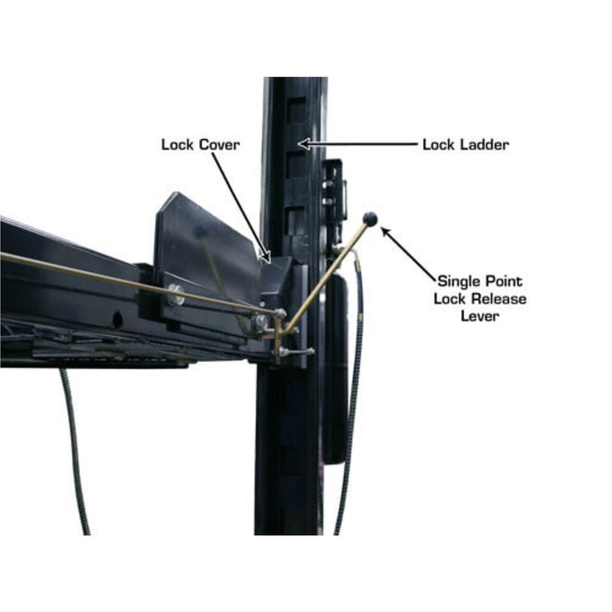 Garage PRO8000EXT Extra Tall Portable Hobbyist 4-Post Lift 8000 lb. Capacity