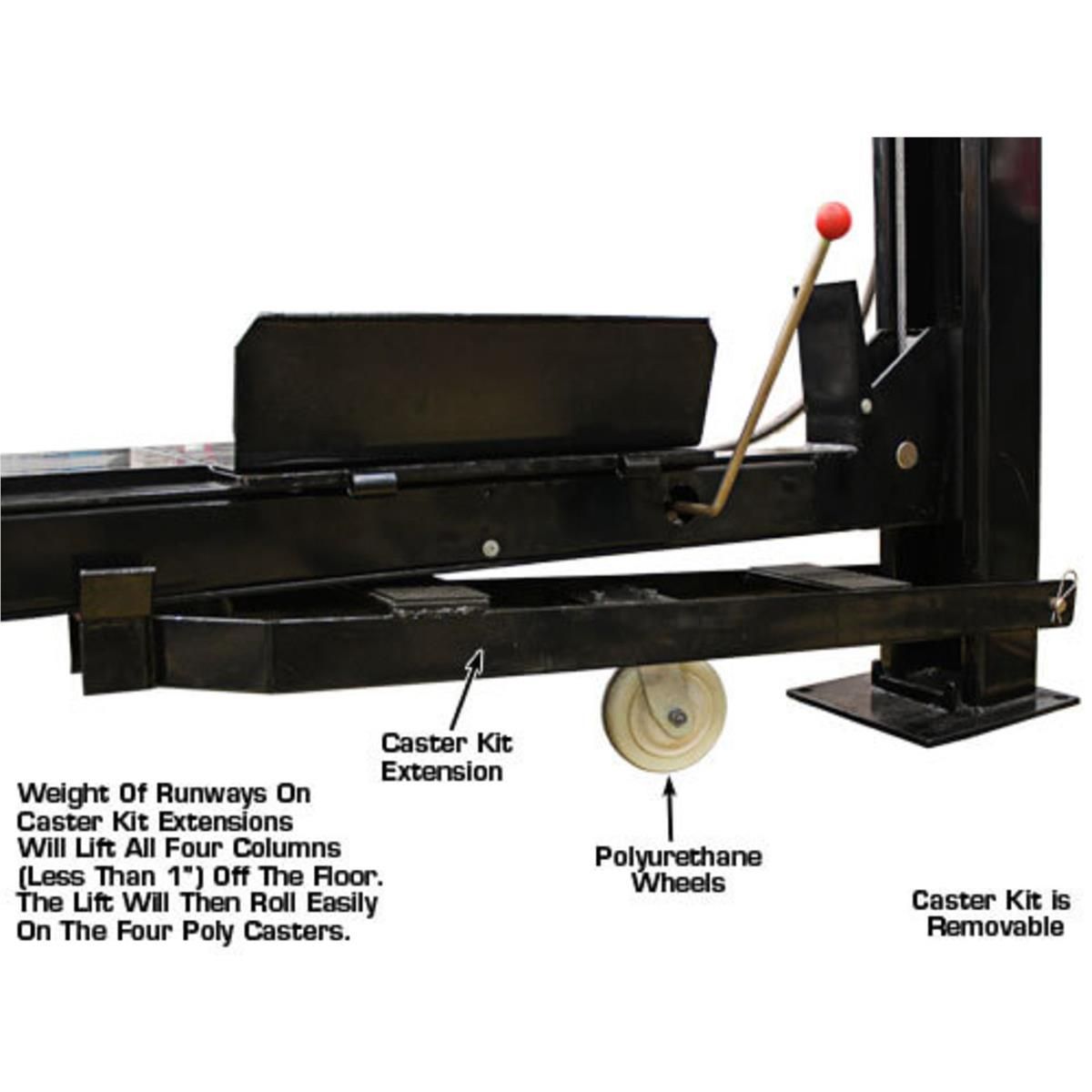 Garage PRO9000 Extra Tall, Extra Wide Portable Heavy Duty 4-Post Lift 9000 lb. Capacity