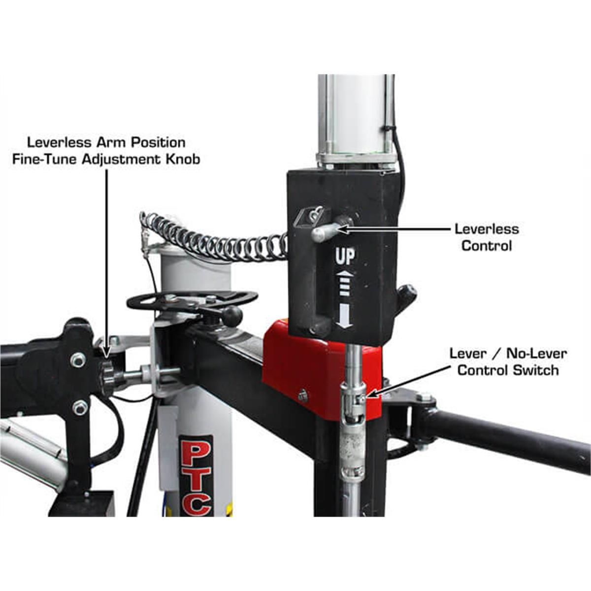 PTC500 Center Post Tire Changer with Assist Arms