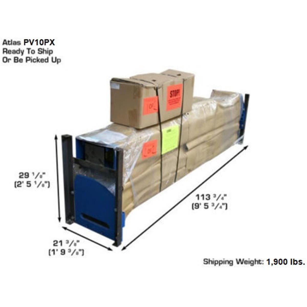 PV10PX Commercial Grade Overhead 2-Post Lift 10,000 lb. Capacity