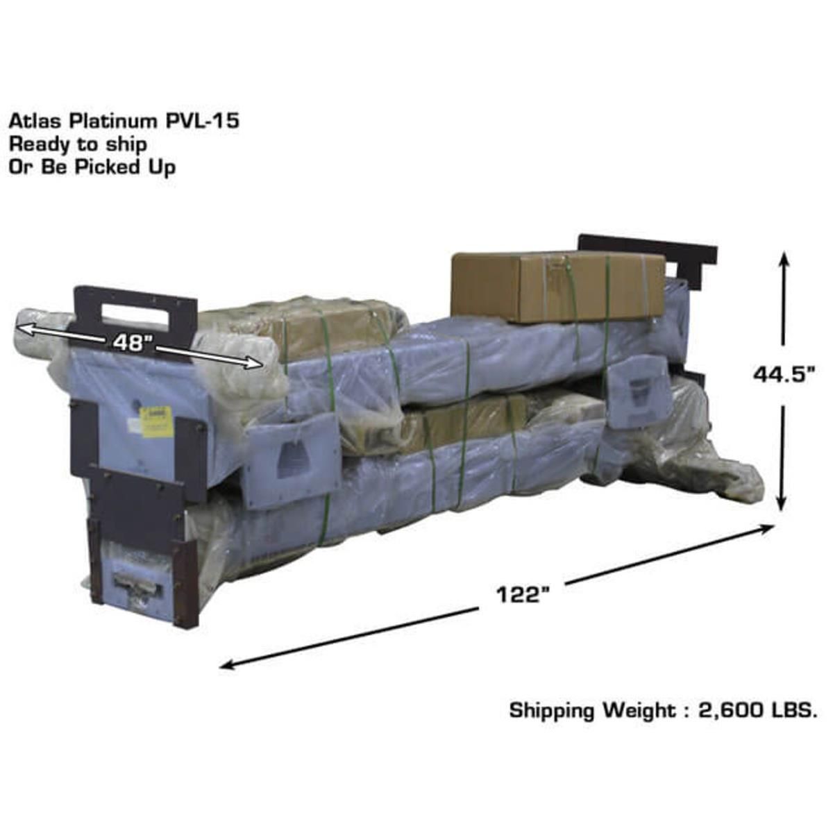 Platinum PVL15 ALI Certified Commercial Grade Overhead 2-Post Lift 15,000 lb. Capacity