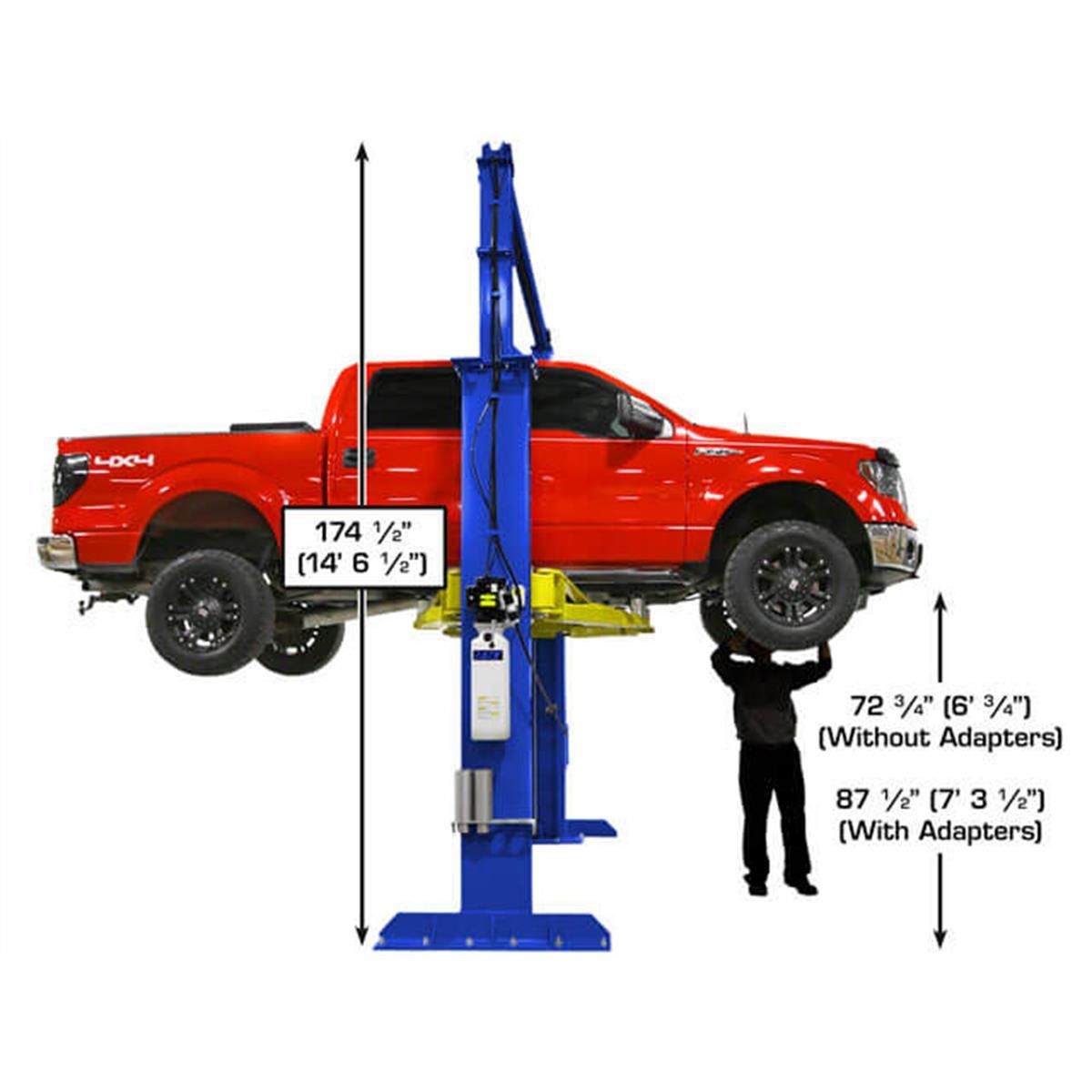 Platinum PVL15 ALI Certified Commercial Grade Overhead 2-Post Lift 15,000 lb. Capacity