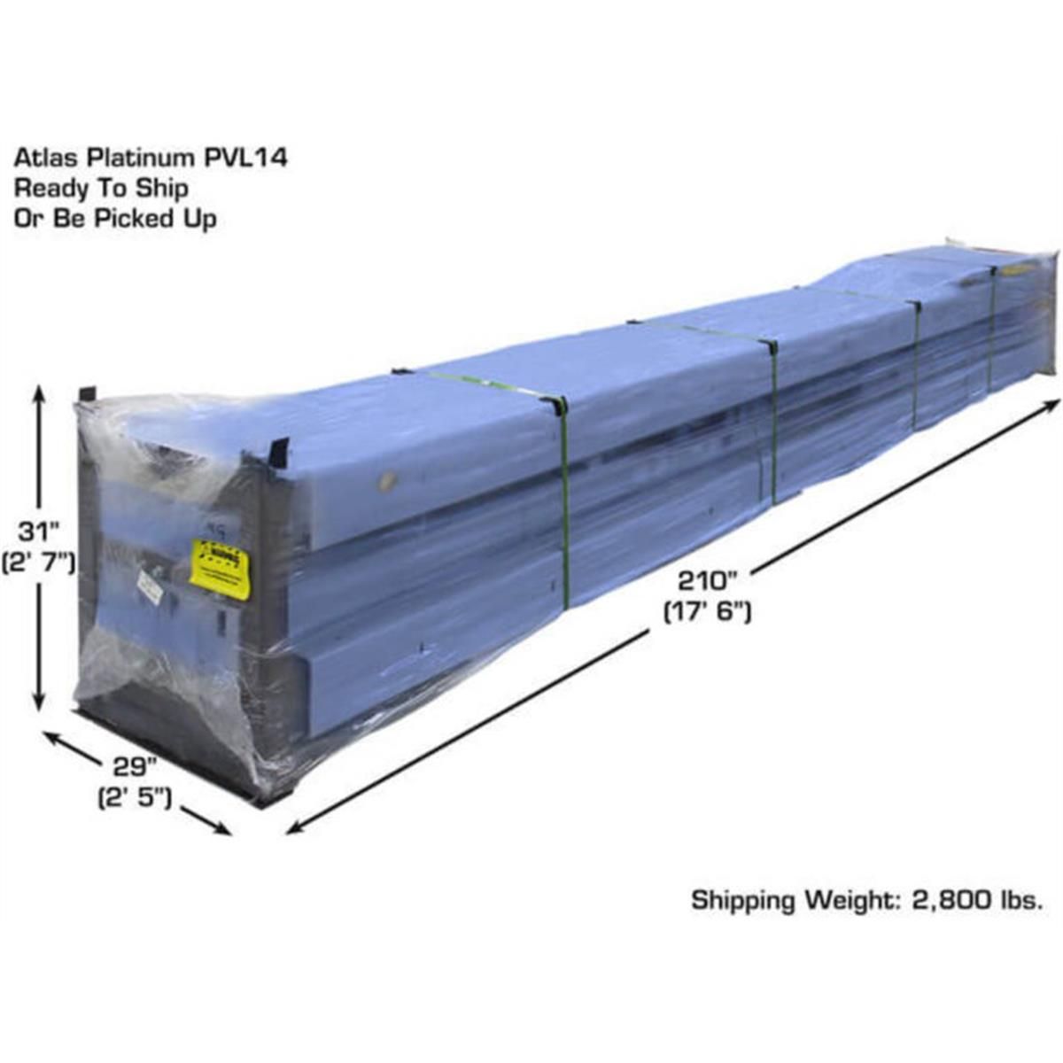 Platinum PVL14 ALI Certified Commercial Grade 4-Post Lift 14,000 lb. Capacity