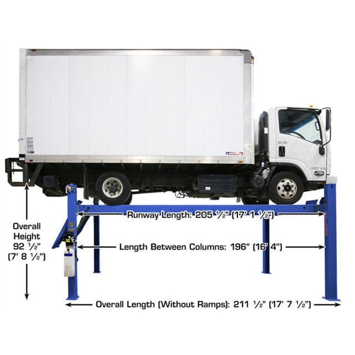 Platinum PVL14 ALI Certified Commercial Grade 4-Post Lift 14,000 lb. Capacity