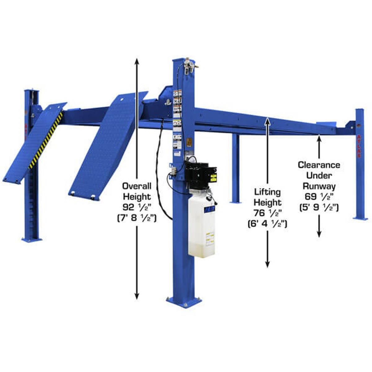 Platinum PVL14 ALI Certified Commercial Grade 4-Post Lift 14,000 lb. Capacity