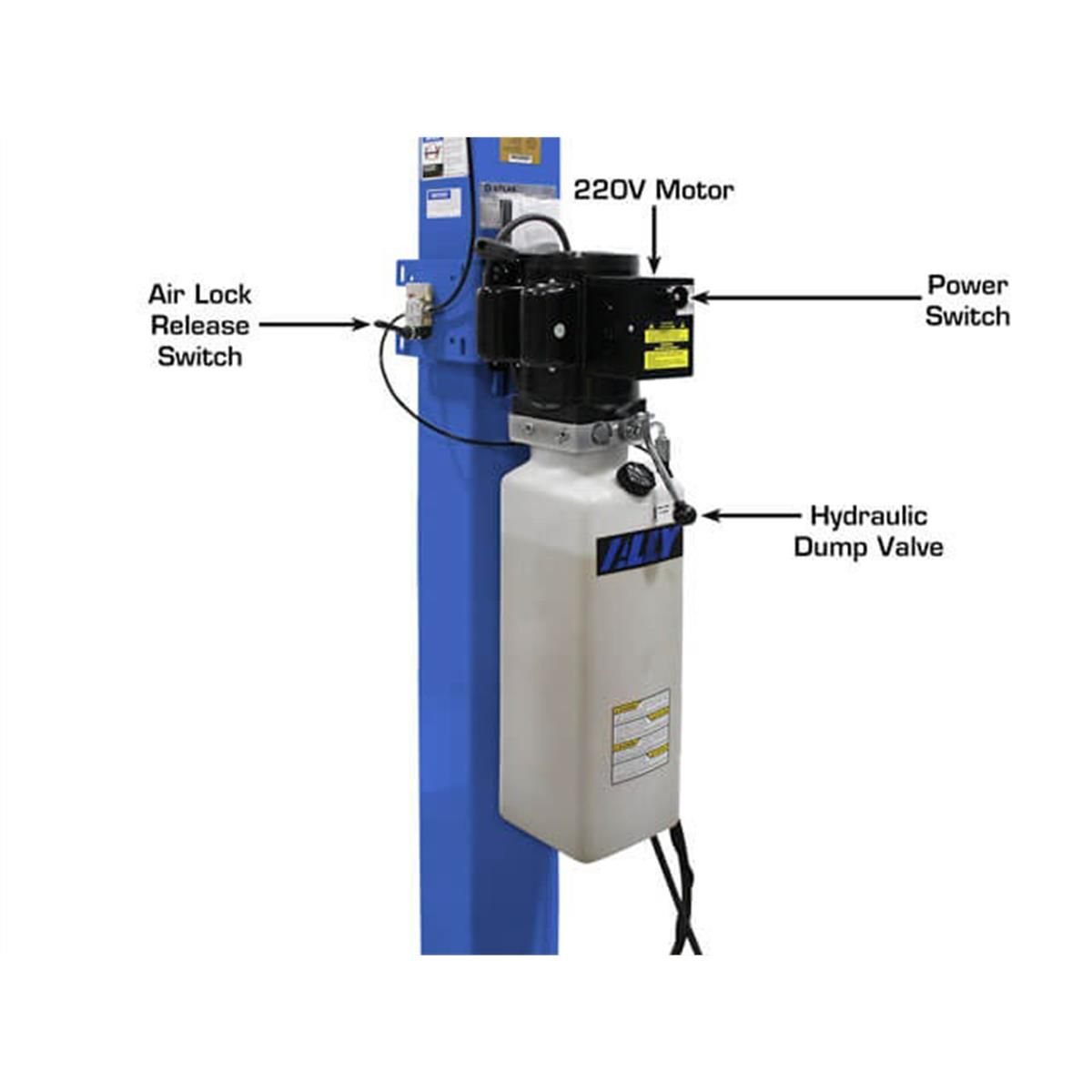 Platinum PVL14 ALI Certified Commercial Grade 4-Post Lift 14,000 lb. Capacity
