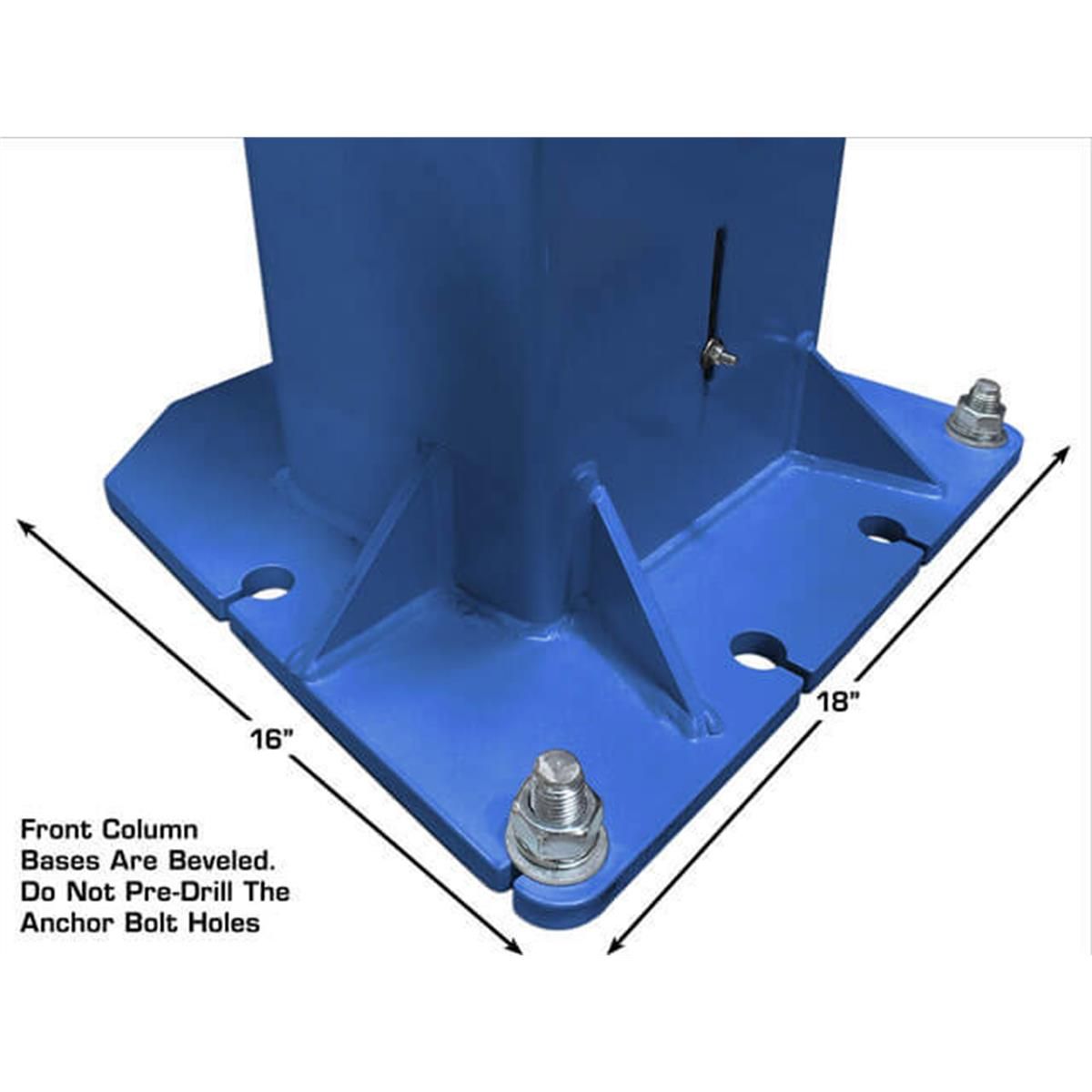 PVL14OF-EXT ALI Certified Open Front Alignment 4-Post Lift 14,000 lb. Capacity