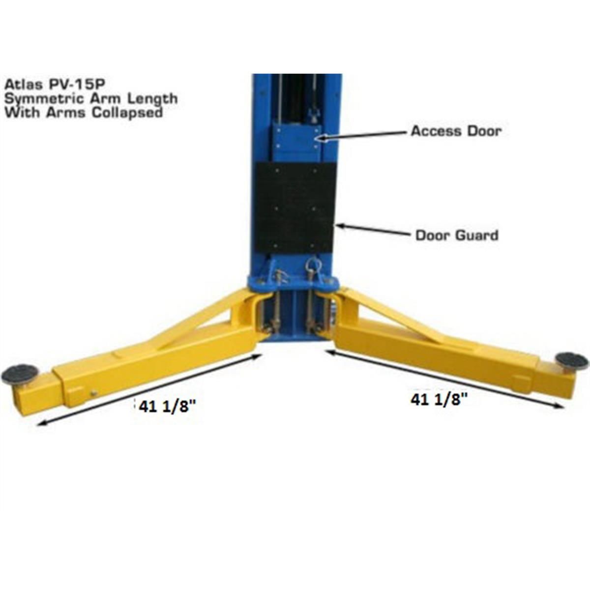 PV15PX Commercial Grade Overhead 2-Post Lift 15,000 lb. Capacity