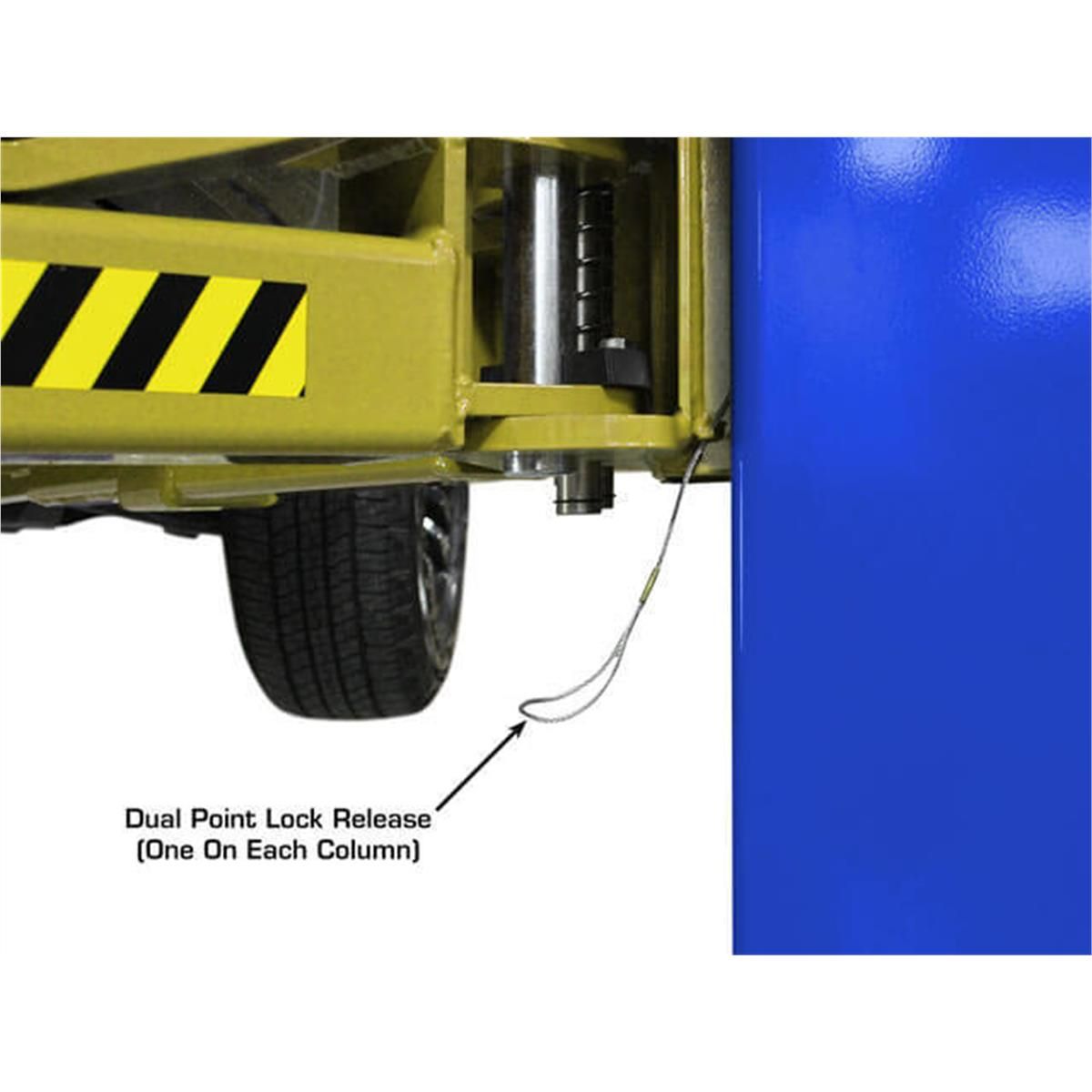 Platinum PVL9BP ALI Certified Baseplate 2-Post Lift 9,000 lb. Capacity