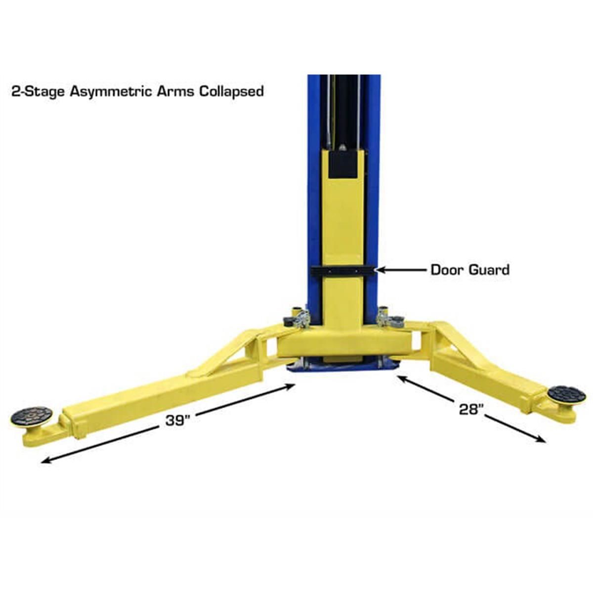 PRO-9D Overhead 2-Post Lift 9,000 lb. Capacity