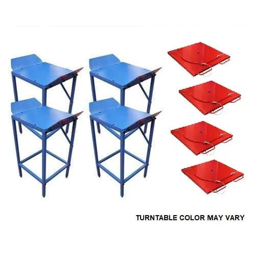 Equipment Alignment Wheel Stand and Turn Table Package